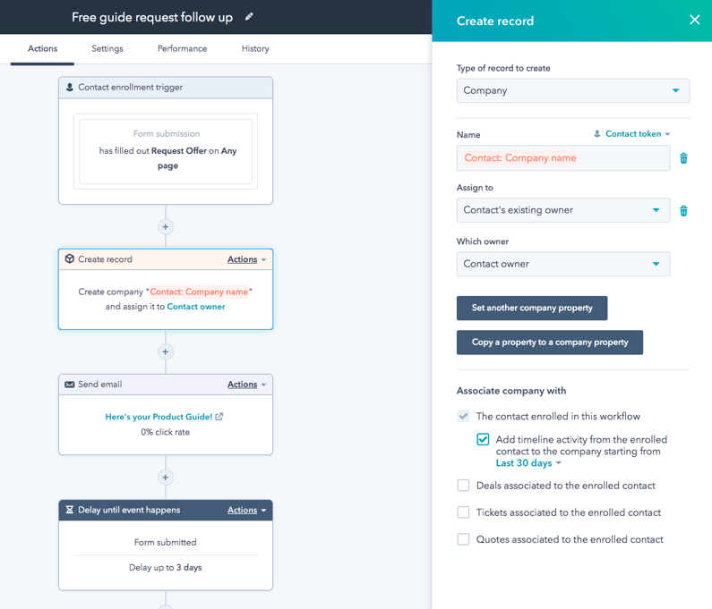 HubSpot Workflows